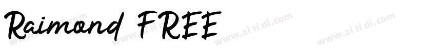 Raimond FREE字体转换